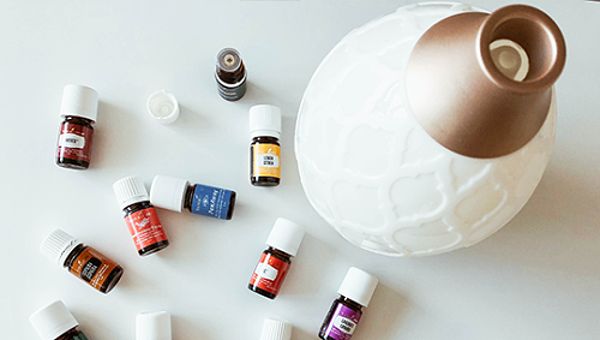 Essential Oils with a Diffuser